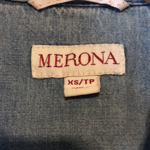 Vintage Button Up Chambray High-Low Dress - Picture 4 of 4